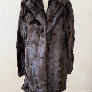 Zara Dark Brown Teddy Jacket